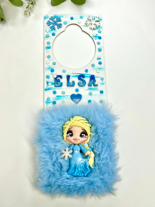 ✨  Door Holder Decorated, transform any door into a fairytale entrance with our adorable handmade clay doll door hangers. Perfect for little princesses, these unique creations bring magic and charm to any room.